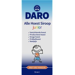6x Daro Alle Hoest Siroop Junior 150 ml