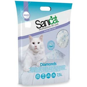 4x Sanicat Diamonds Silicagel 7,5 liter