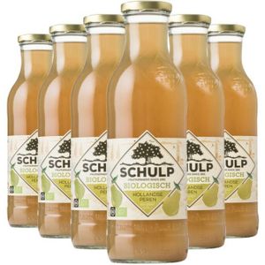 3x Schulp Perensap Biologisch 6 x 0,75 liter