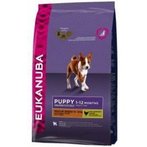 Eukanuba Dog Puppy Medium Chicken 15 kg