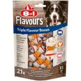 4x 8in1 Triple Flavour Bones XS 21 stuks