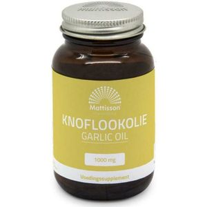 2x Mattisson Knoflookolie 1000mg 60 capsules