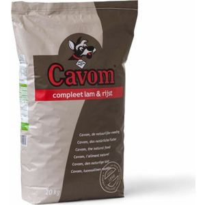 Cavom Compleet Hondenvoer Lam - Rijst 20 kg