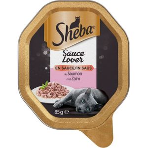 22x Sheba Sauce Lovers Zalm 85 gr