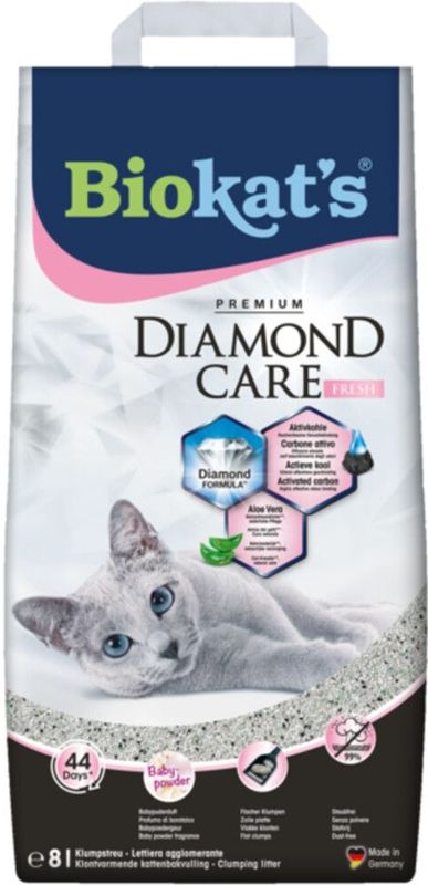 Biokat's Kattenbakvulling Diamond Care Fresh 8 liter