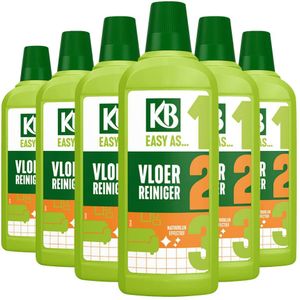 6x KB Easy Vloerreiniger Concentraat 750 ml