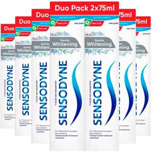 6x Sensodyne Tandpasta Gentle Whitening Duo 2 x 75 ml