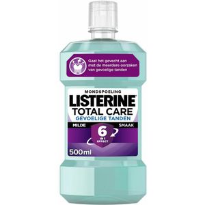 3x Listerine Mondwater Total Care Gevoelige Tanden 500 ml