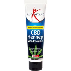 3x Lucovitaal Creme Huidwonder Hennep CBD 100 ml