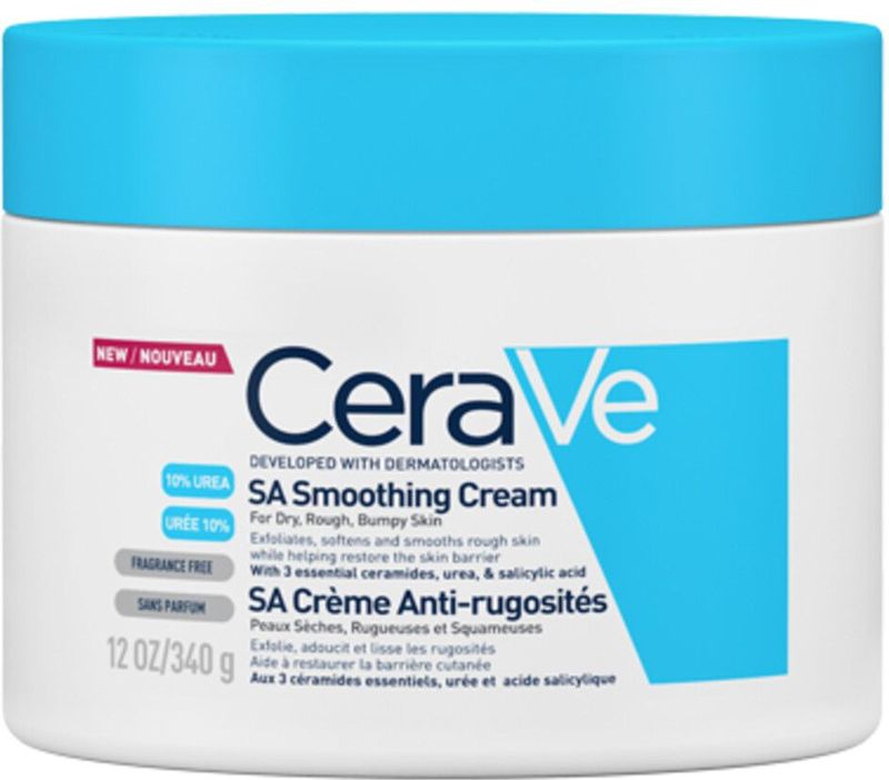 CeraVe SA Smoothing Cream Anti-Ruwe Huid Crème - 6 x 340 gr - Voordeelverpakking