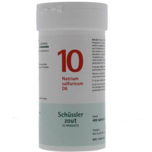 2x Pfluger Schussler Zout nr 10 Natrium Sulfuric D6 400 tabletten