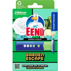 5x WC Eend Fresh Discs Houder Garden Escape 36 ml