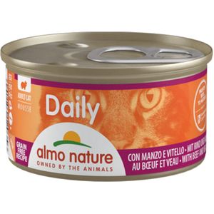 Almo Nature Daily Mousse Kattenvoer Rund 85 gr