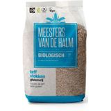 De halm Teffvlokken Bio 400 gr