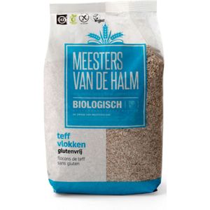 De halm Teffvlokken Bio 400 gr