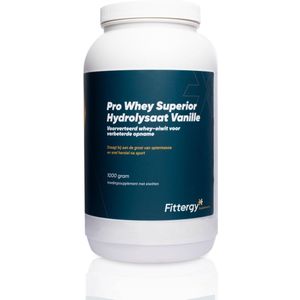 Fittergy Supplements Pro Whey Superior Hydrolysate Vanille 1000 gr