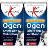 2x Lucovitaal Ogen Scherp Zien en Vochtbalans 30 capsules