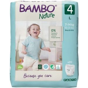 Bambo Nature Luierbroekjes Maat 4 (7-14 kg) 20 stuks