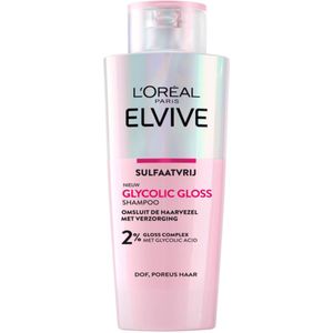 6x L'Oréal Elvive Glycolic Gloss Shampoo 200 ml