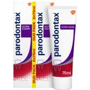 6x Parodontax Tandpasta Ultra Clean tegen Bloeden Tandvlees 2 x 75 ml