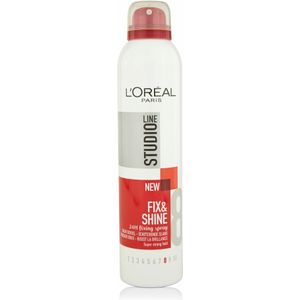 3x L'Oréal Studio Line Fix & Shine 24H Fxing Spray Super Strong 250 ml