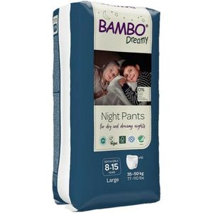 2x Bambo Nature Bambo Dreamy Nachtluierbroekjes 8 -15 jaar Unisex 10 stuks