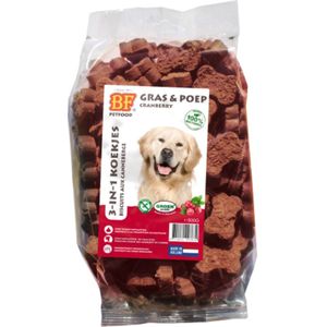 12x BF Petfood 3-in-1 Koekjes Cranberry 500 gr