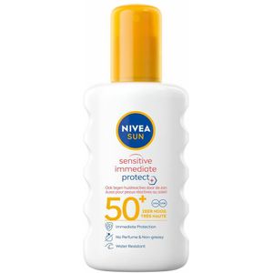 6x Nivea Sun Sensitive Anti-Allergie Zonnemelk Spray SPF 50 200 ml