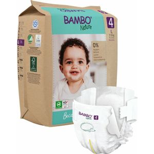 Bambo Nature Luiers L Maat 4 (7-14 kg) 24 stuks