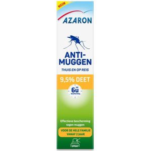 2x Azaron Anti Muggenspray 9,5% DEET 100 ml
