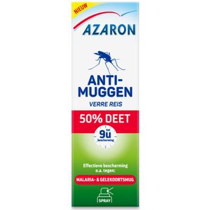 2x Azaron Anti Muggenspray 50% DEET 50 ml