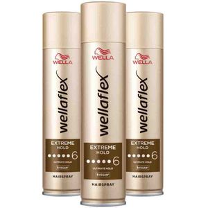 Wella - Flex Haarspray Power Hold Mega Strong - 250 ml - Haarlak