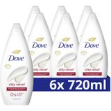 6x Dove Douchecrème Silky Velvet 720 ml