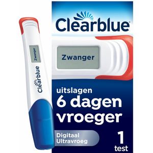 6x Clearblue Zwangerschapstest Ultravroeg Digitaal