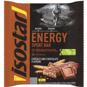 3x Isostar High Energy Sportreep Chocolade 3 x 40 gr