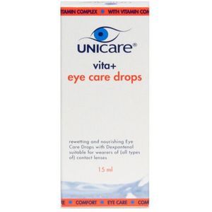 2x Unicare Oogdruppels Vita Eye Care 15 ml