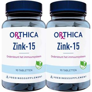 2x Orthica Zink 15 90 tabletten
