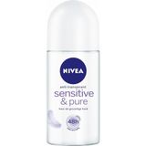 Nivea Deodorant Roller Sensitive & Pure 50 ml