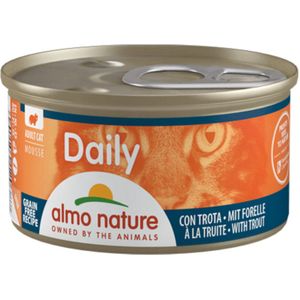 Almo Nature Daily Mousse Kattenvoer Forel 85 gr