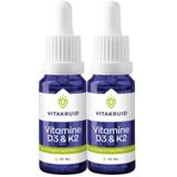 2x Vitakruid Vitamine D3&K2 10 ml