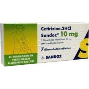 Sandoz Cetirizine 10 mg 7 tabletten