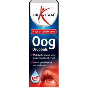 2x Lucovitaal Oogdruppels Droge en Pijnlijke Ogen 10 ml