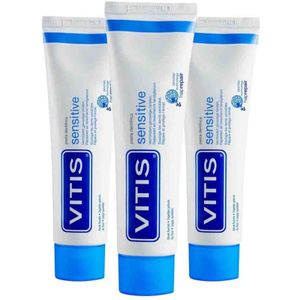 Vitis - Tandpasta Sensitive - 3x 75 ml