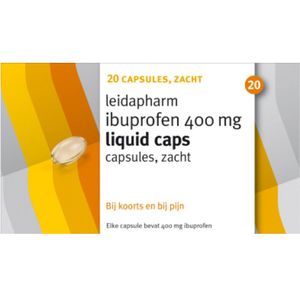 Leidapharm Ibuprofen 400 mg Liquid Caps 20 capsules