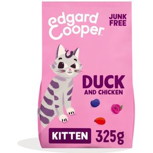 Edgard & Cooper Kattenvoer Kitten Eend - Kip 325 gr