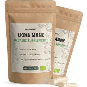 Cupplement - Lion's Mane - Voedingssupplement - 60 Capsules - 450 mg per Capsule