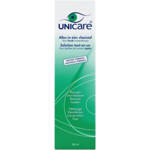 3x Unicare Alles-In-Een Vloeistof Harde Contactlenzen 200 ml