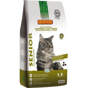 4x BF Petfood Kattenvoer Senior 1,5 kg