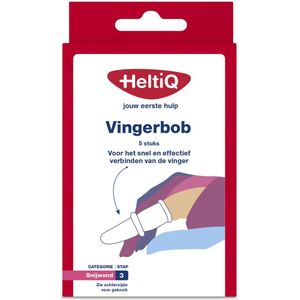HeltiQ - Vingerbob - 5 Stuks - Compact Gerolde Bandage - Voor Wondbescherming