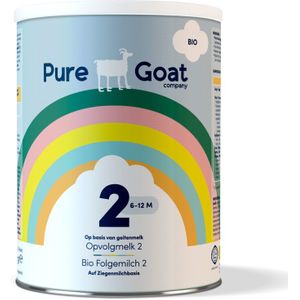 2x Pure Goat Geitenmelk 2 Opvolgmelk 400 gr